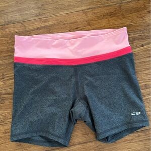 Champion Gray and Pink Women's Shorts